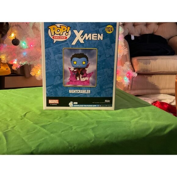 Pop! Deluxe X-Men Nightcrawler Glow in the Dark BAMF PX Previews Exclusive - Picture 7 of 10